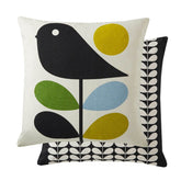 Orla Kiely Early Bird Cushion Duckegg 45x45 Feather