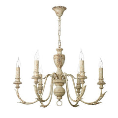David Hunt Lighting Emile 6 Light Chandelier Rustic French EMI0655