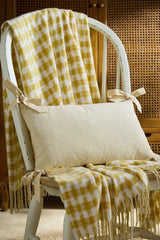 Laura Ashley Flaxley Stripe Yellow Microfibre 30x50cm Cushion (Copy)