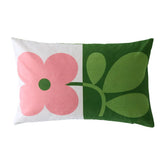 Orla Kiely Floret Bubblegum/basil Microfibre 40x60cm Cushion