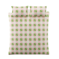 Orla Kiely Floret Check Dill Pink Bedding