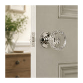 Laura Ashley Frances Mortice Knob, Chrome, Pair