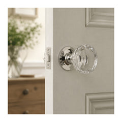 Laura Ashley Frances Mortice Knob, Chrome, Pair