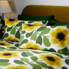 Orla Kiely Giant Water Lily Lemon Twist Bedding
