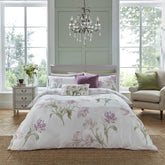 Laura Ashley Gosford Grape  Duvet Cover and Pillowcase Set