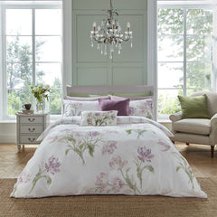 Laura Ashley Gosford Grape  Duvet Cover and Pillowcase Set