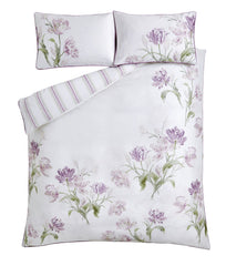 Laura Ashley Gosford Grape  Duvet Cover and Pillowcase Set