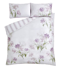 Laura Ashley Gosford Grape  Duvet Cover and Pillowcase Set