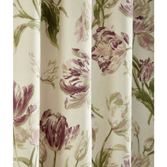 Laura Ashley Gosford Grape Ready Made Pencil Pleat Curtains