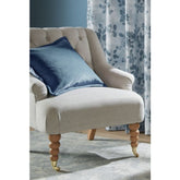 Laura Ashley Hanya Cushion Dark Seaspray Blue 45 x 45cm