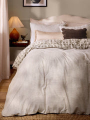 Laura Ashley Hartley Check Dark Truffle Brown Bedding