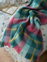 Bluebellgray Highland Check Teal Pink 130x170cm Throw