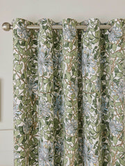 William Morris At Home Honeysuckle Powder Blue Ready Made Curtains