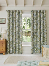 William Morris At Home Honeysuckle Powder Blue Ready Made Curtains