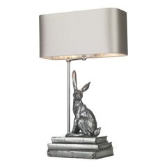 David Hunt Lighting Hopper Table Lamp Pewter Base Only Left Facing HOP4267