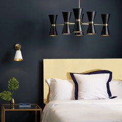 David Hunt Lighting Hyde 12 Light Black Chandelier HYD1222 - The Light Company