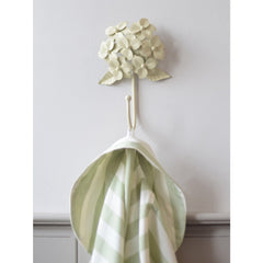 Laura Ashley, Hydrangea Hooks, Cream, Set of 2