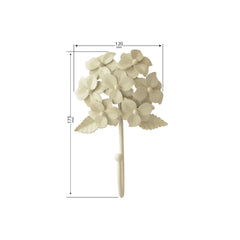 Laura Ashley, Hydrangea Hooks, Cream, Set of 2