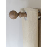 Laura Ashley Mitchell 28mm Eyelet Pole, Light Chestnut