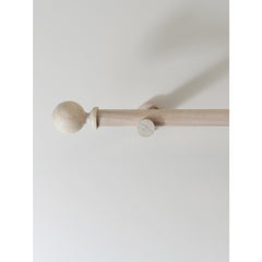 Laura Ashley Mitchell 28mm Eyelet Pole, Washed White