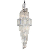 Magnalux, Isla 19 Light 1600mm Crystal Polished Chrome