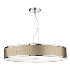 Jolyon 6 Light Pendant Polished Chrome and Bespoke