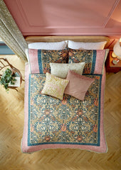 William Morris At Home Kelmscott Navy Rose Bedding