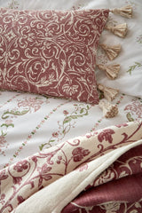 Historic Royal Palaces Kensington Antique Rose Pink Microfibre 30x50cm Cushion