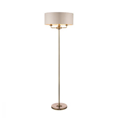 Laura Ashley Sorrento Floor Lamp 3 Light Antique Brass