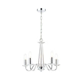 Laura Ashley Blake 5 Light Crystal Chandelier