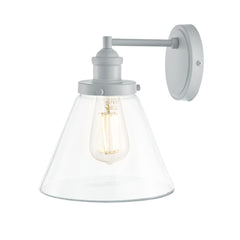 Laura Ashley Isaac Outdoor Wall Light Pale Slate Grey IP44