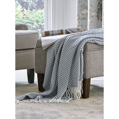 Laura Ashley Arya Dark Seaspray Throw