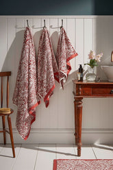 William Morris At Home Larkspur Brick Towels