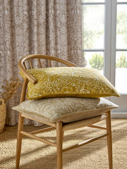 William Morris At Home Larkspur Turmeric Microfibre 40x60cm Cushion