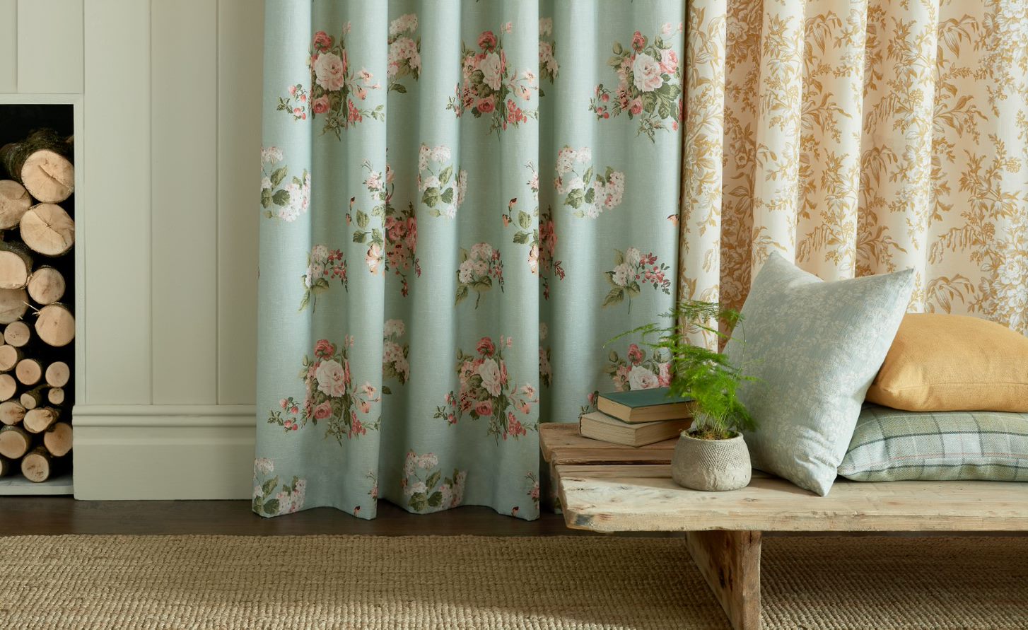 Laura Ashley Duckegg Pennorth Made To Measure Curtains