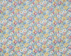 Laura Ashley Fabric Tulips - China Blue