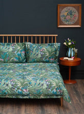 Timorous Beasties Leaforia Verde Green Bedding