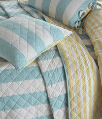 Laura Ashley Lille Stripe Seaspray Duvet Cover and Pillowcase Set