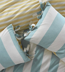 Laura Ashley Lille Stripe Seaspray Duvet Cover and Pillowcase Set