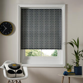 Orla Kiely Linear Stem Cool Grey Ready Made Roller Blind