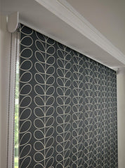 Orla Kiely Linear Stem Cool Grey Ready Made Roller Blind