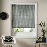 Orla Kiely Linear Stem Silver Ready Made Roller Blind