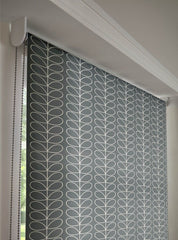 Orla Kiely Linear Stem Silver Ready Made Roller Blind