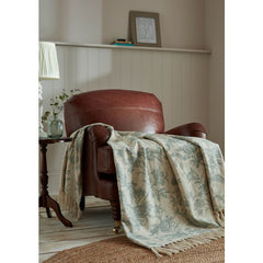Laura Ashley Lloyd Dark Duck Egg Throw