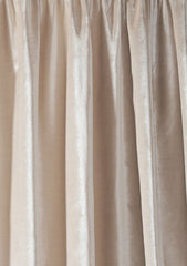 Laura Ashley Loretta Pale Truffle Pencil Pleat Curtains
