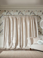 Laura Ashley Loretta Pale Truffle Pencil Pleat Curtains