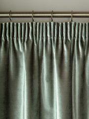 Laura Ashley Loretta Sage Green Pencil Pleat Curtains