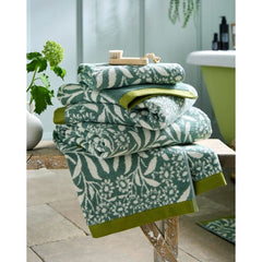 William Morris At Home Michaelmas Daisy Sage Towels
