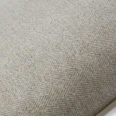 Laura Ashley Milbourne Herringbone Truffle Natural 45x45cm Microfibre Cushion