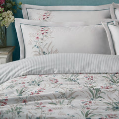 Laura Ashley Mosedale Posy Soft Natural Duvet Cover and Pillowcase Set